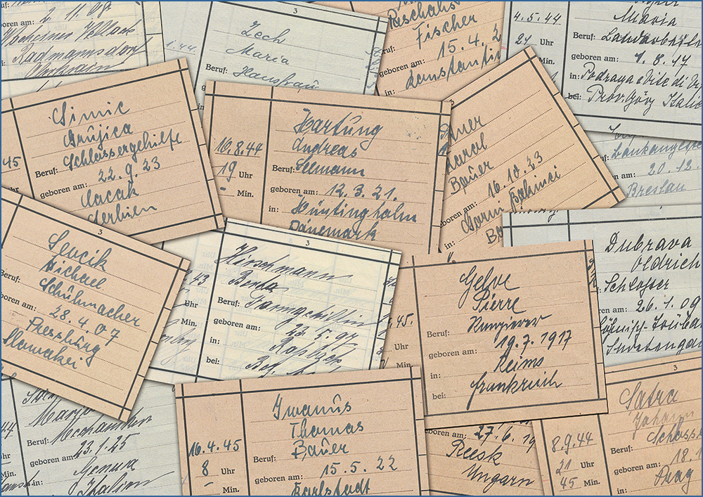 Namen der Opfer im NS-Strafgef&auml;ngnis M&uuml;nchen-Stadelheim 19331945